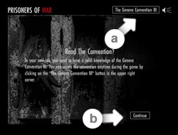 help - prisoners of war game